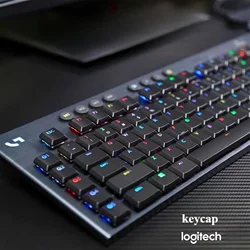 Teclas Logitech de 111 teclas PBT para G913 TKL G915 G813 G815, Teclado mecánico para juegos, teclas nuevas con rosca translúcida