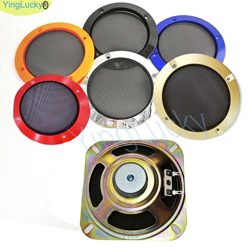 1 Uds. Red de altavoz de 4 pulgadas, parrilla de altavoz, accesorios para máquinas de juegos recreativos, piezas de gabinete para decoración de altavoz de 110mm, 8ohm y 5W - imagen 2