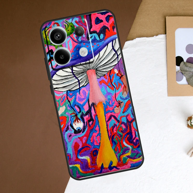 Funda psicodélica de setas para Xiaomi Redmi Note 14 13 12 11 10 9 Pro 10S 11S 12S 15C 15 14C 13C 10C 12C - imagen 5