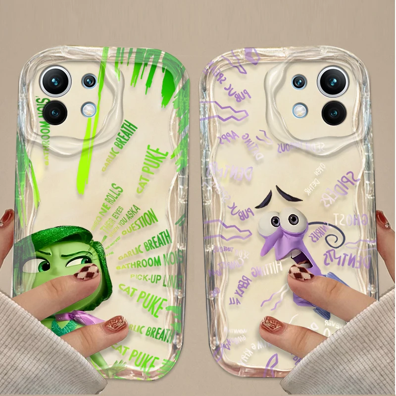 Inside Out 2 funda de teléfono 3D para Xiaomi 13T 12T 14 13 12 11 11i Lite 5G NE 10T POCO X5 X6 Pro X3 NFC X4 GT F3 F4 F5 F6 M6 M5S C65 - imagen 2