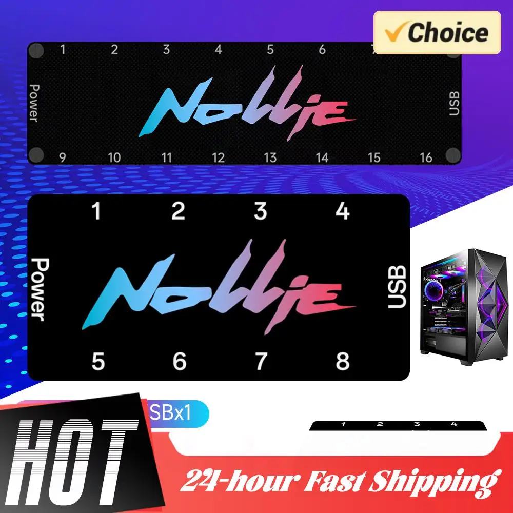 Controlador ARGB de 5V y 3 pines, divisor ARGB direccionable de 8 vías, compatible con SignalRGB OpenRGB, alimentación SATA para interfaz de placa base extendida - imagen 4