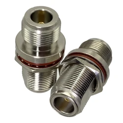 Conector N Hembra Panel RF Coaxial - Alta Calidad