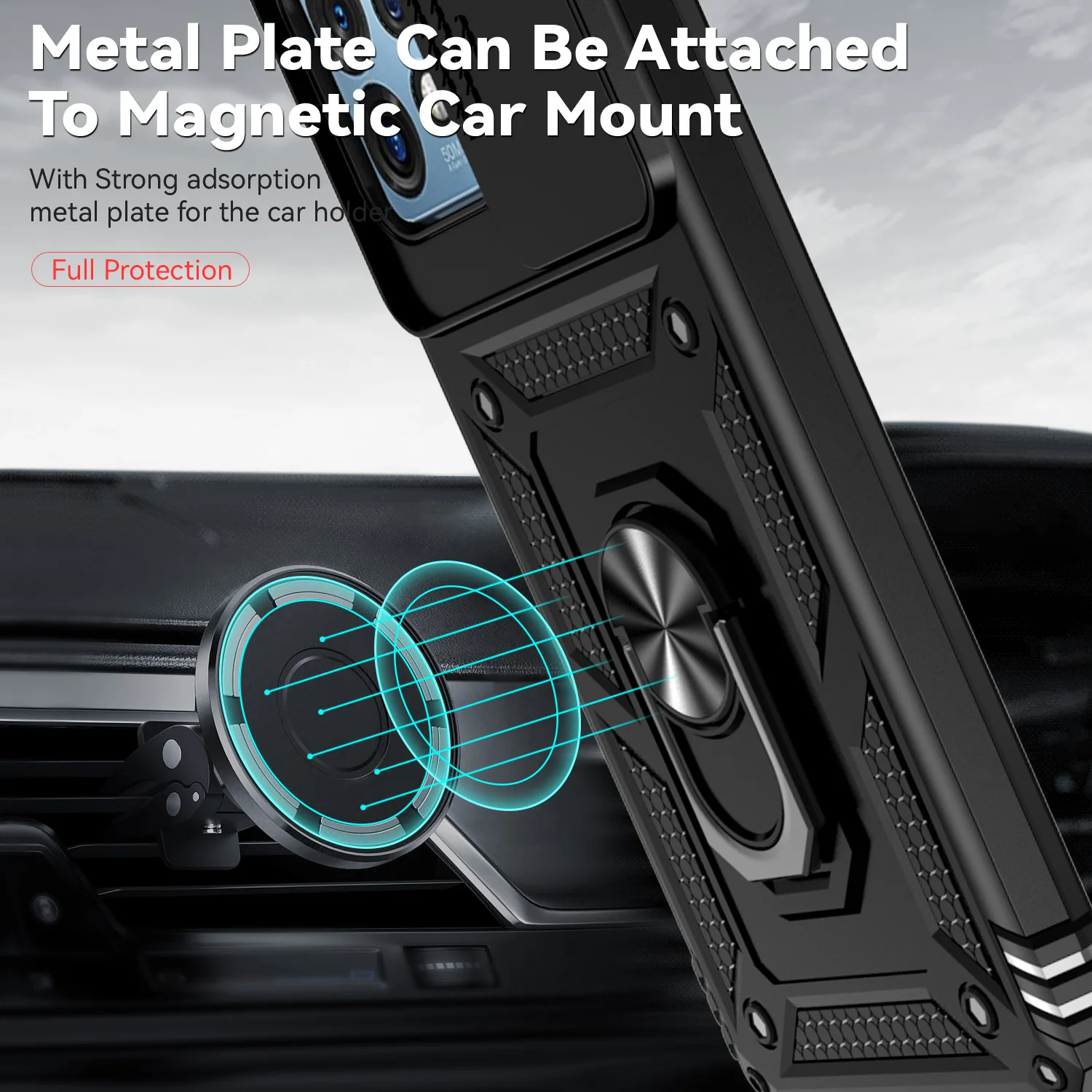 EdgePlus-funda de lujo con anillo magnético para Motorola X40 Pro, X40Pro, soporte para teléfono, Moto X40 Pro Edge Plus 2023 - imagen 3