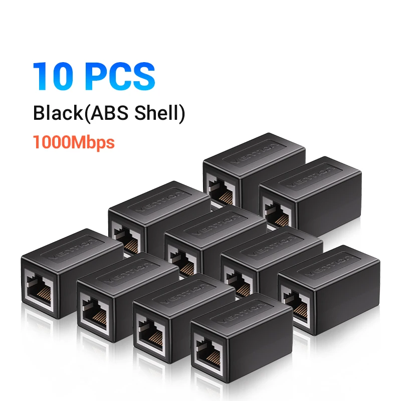 Cat6 Black-10Pcs