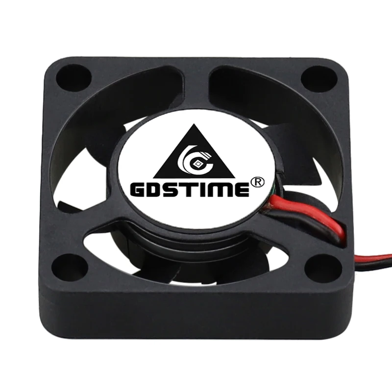 Gdstime-Mini ventilador de refrigeración sin escobillas, 2 piezas, 3cm, 30mm x 30mm x 7mm, cc 5V, 12V, 30x7mm, 2 pines, 30mm x 7mm, 30x30mm, manga 2,0 - imagen 2