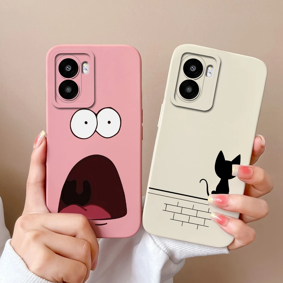 Fundas para Oppo A57, A57E, A57S, 4G, 5G, carcasa de silicona líquida de astronauta de dibujos animados encantador para OppoA57 E A 57S 4G 5G - imagen 2