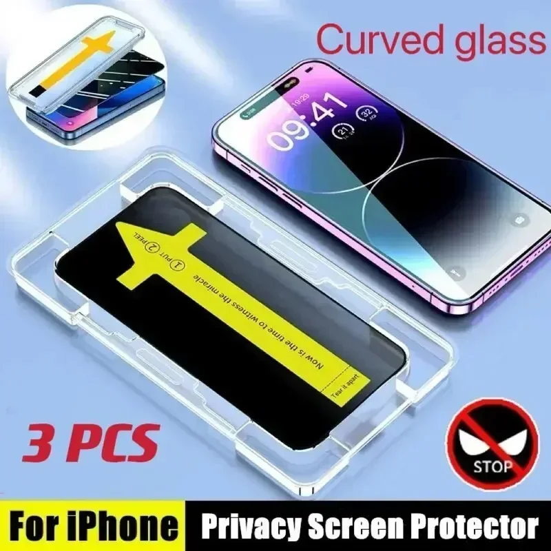 Protector de pantalla de privacidad para Oneplus 13 12 vidrio templado antideslumbrante oneplus 11 10 Pro 8 9 Ace 3 2 con herramienta de instalación automática - imagen 3