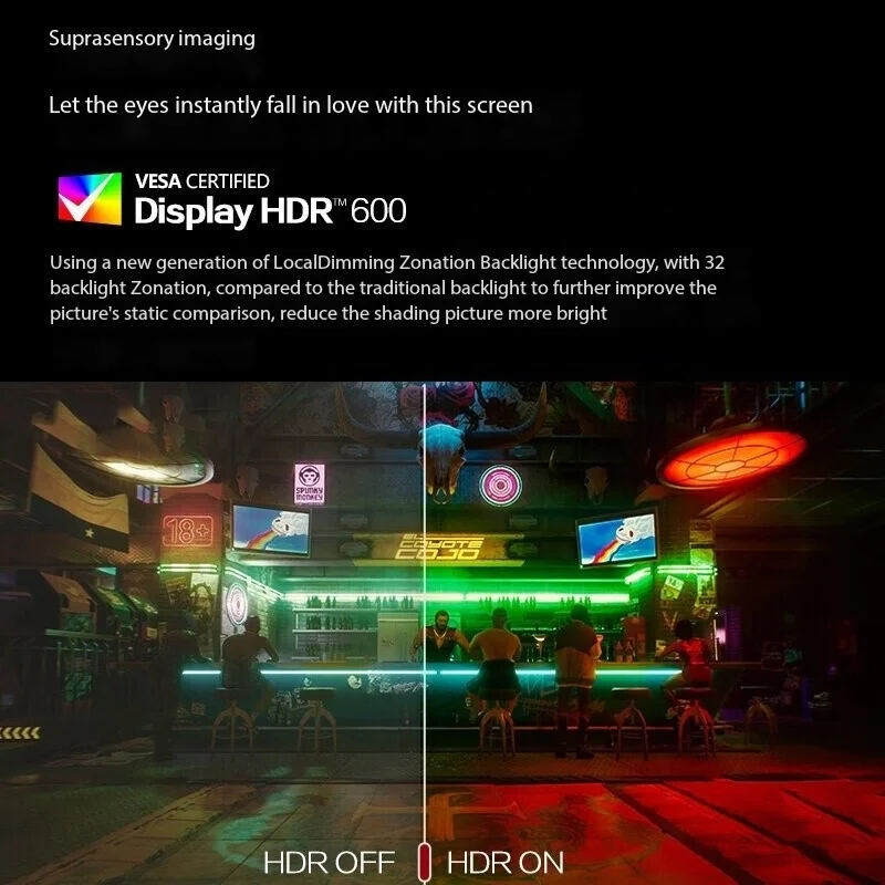AOC AG274QZP Monitor de 27 pulgadas NanoIPS pantalla de visualización 240Hz alto cepillado HDR600 pantalla de deportes de elevación giratoria serie Aikong - imagen 4