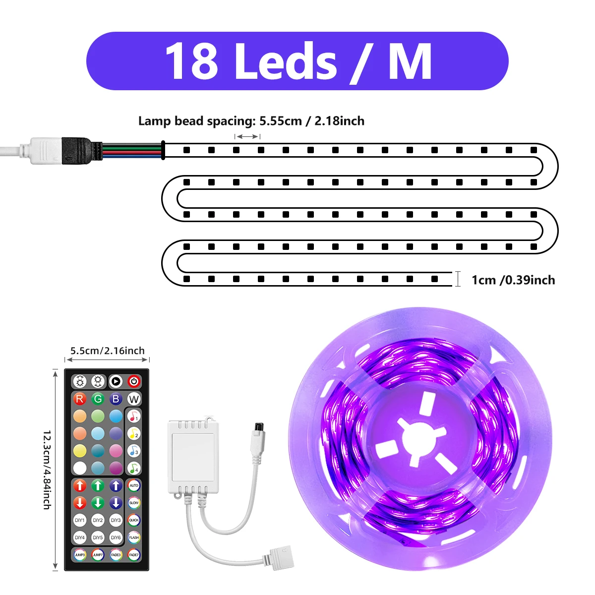 12V 18LEDS PER M