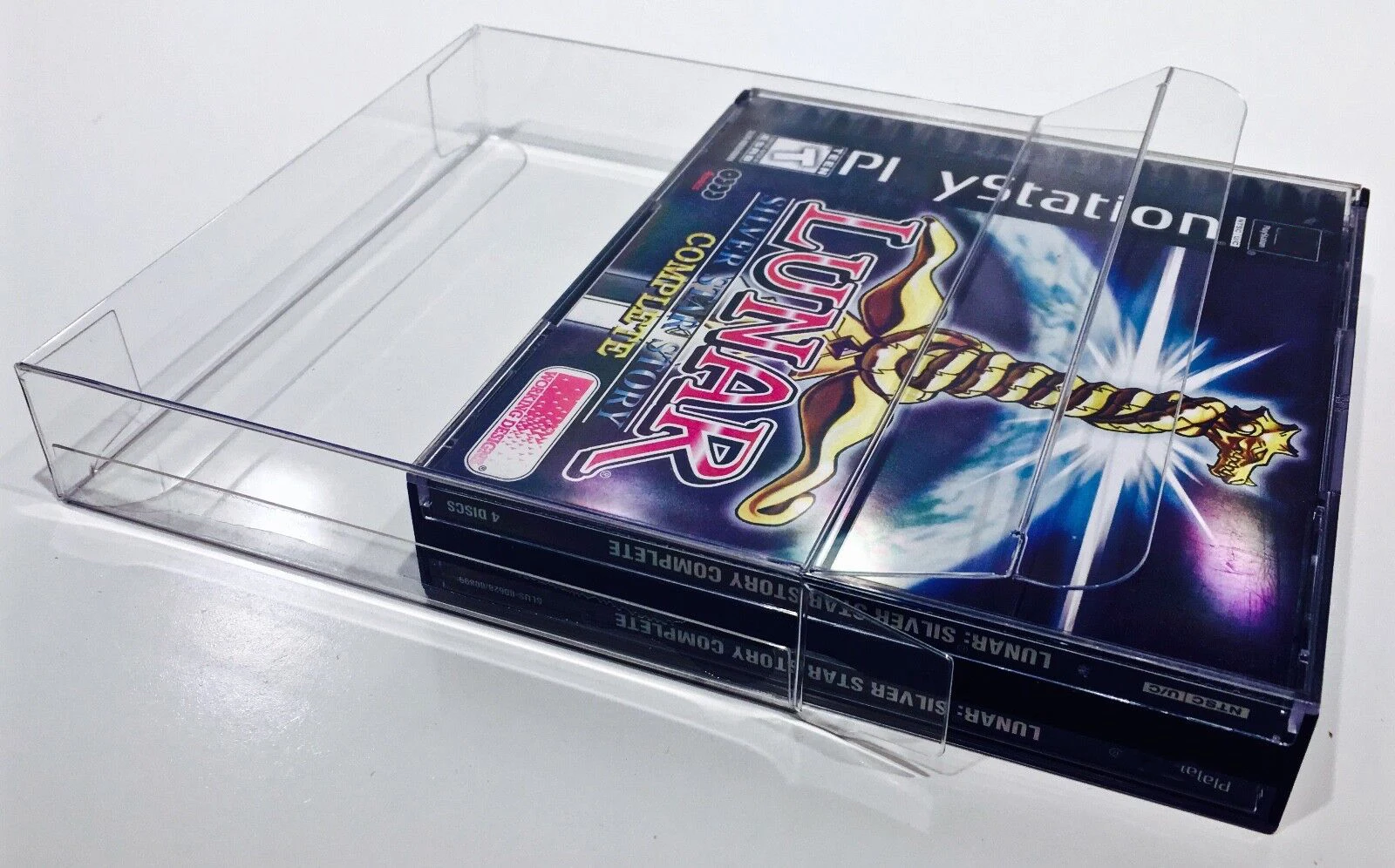 5 caja de disco DUAL (para 2CD) /funda protectora para Playstation PS1 / Dreamcast / CD Disk