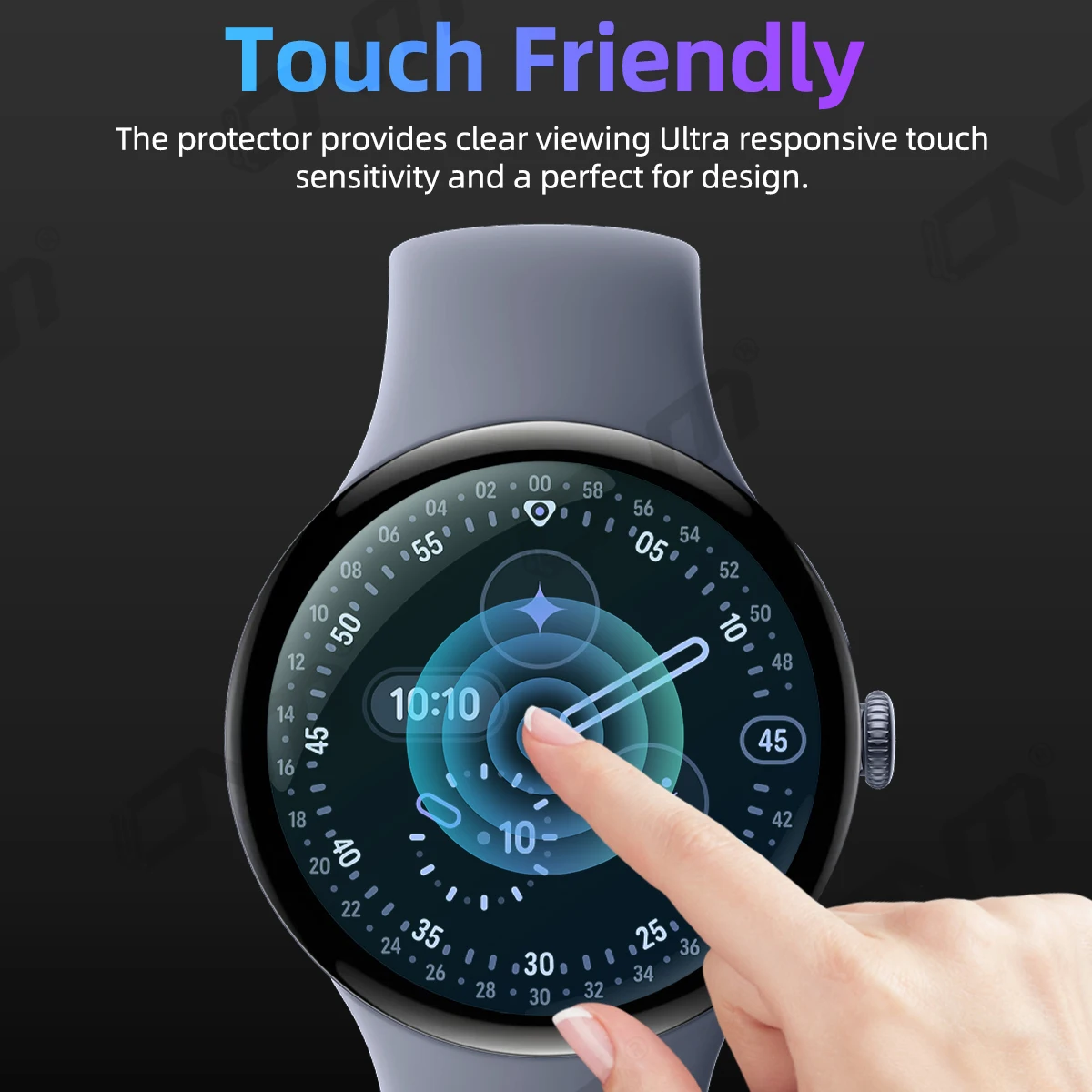 Película protectora 3D para Google Pixel 4, protector de pantalla de 45 mm y 41 mm, cobertura total antiarañazos para accesorios Pixe4 (no vidrio) - imagen 4