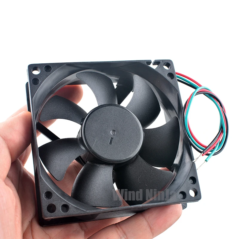 DS08025B12H Ventilador de refrigeración con rodamiento de bolas doble 8 cm 80 mm Tamaño 3000 rpm Velocidad DC12V 0.30A Alimentación para chasis Fuente de alimentación de CPU - imagen 5