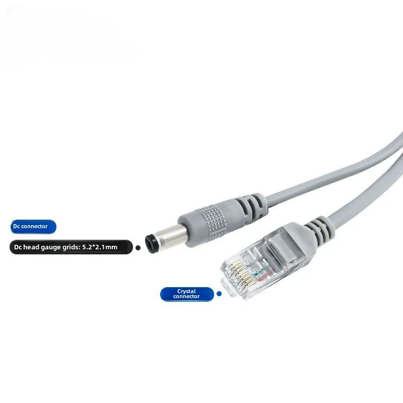 48V to 9V PoE Splitter Anti-interference 15W POE Adapter cable Power supply module DC5.5*2.1mm Connector for IP Camera - imagen 2