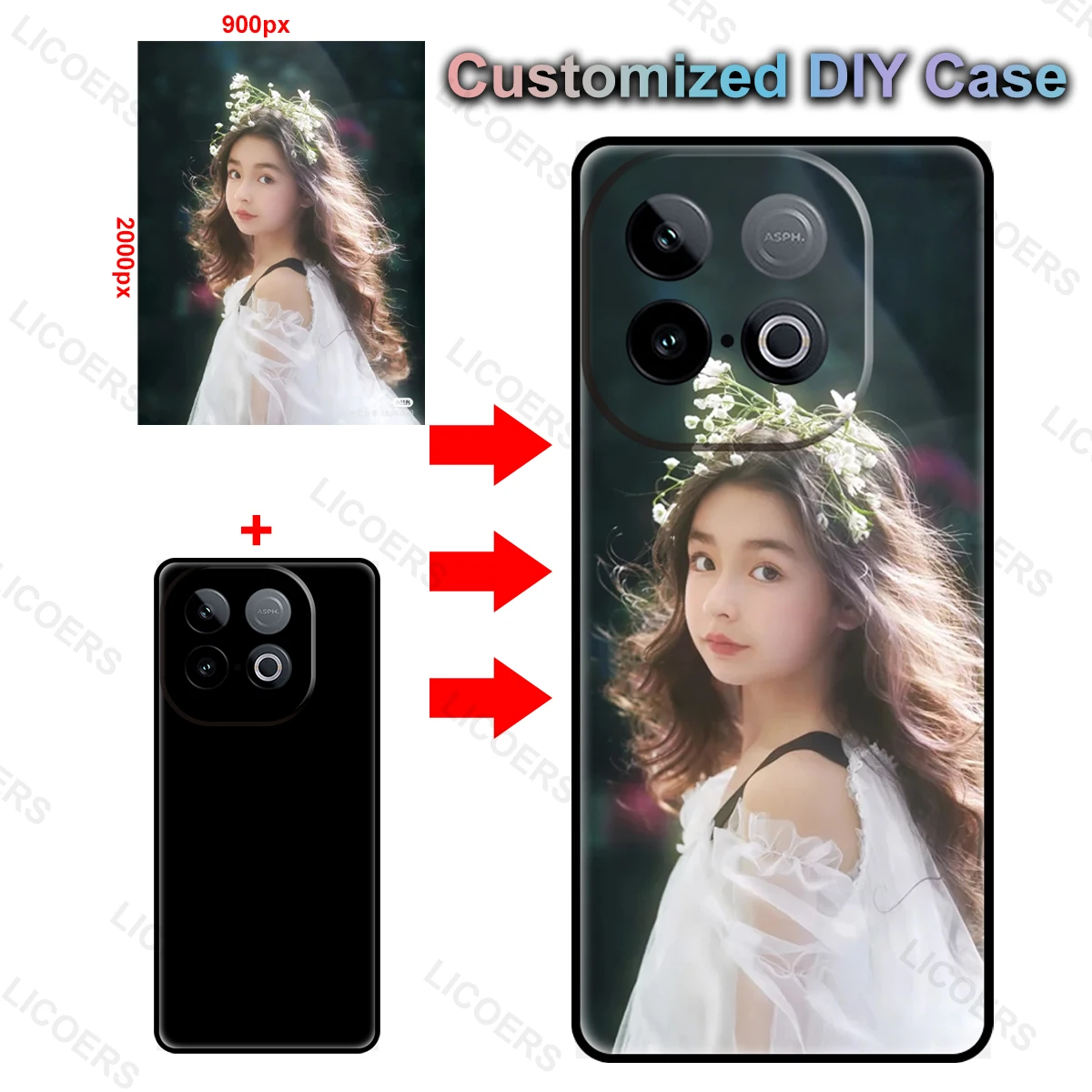 Funda personalizada para Vivo iQOO 13 12 Z10 Turbo Pro Z10X Z9X Neo 9S Plus Z8 funda DIY familia pareja foto suave carcasa de silicona mate - imagen 2
