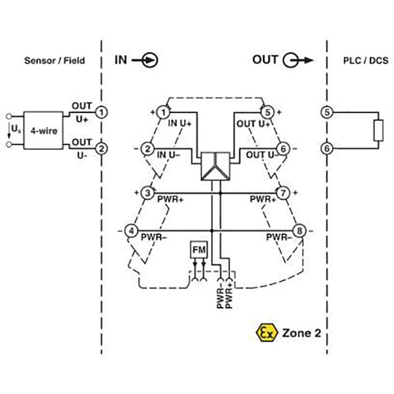 Para amplificador de aislamiento para Phoenix Work Good MINI MCR-2-U-U-PT 2902043 - imagen 4