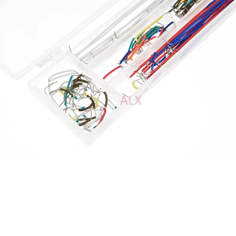 Kit de cables de puente de placa de pruebas sin soldadura en forma de U, 140 Uds., para Arduino Shield para conector Raspberry Pi, línea de puente de Cable - imagen 2