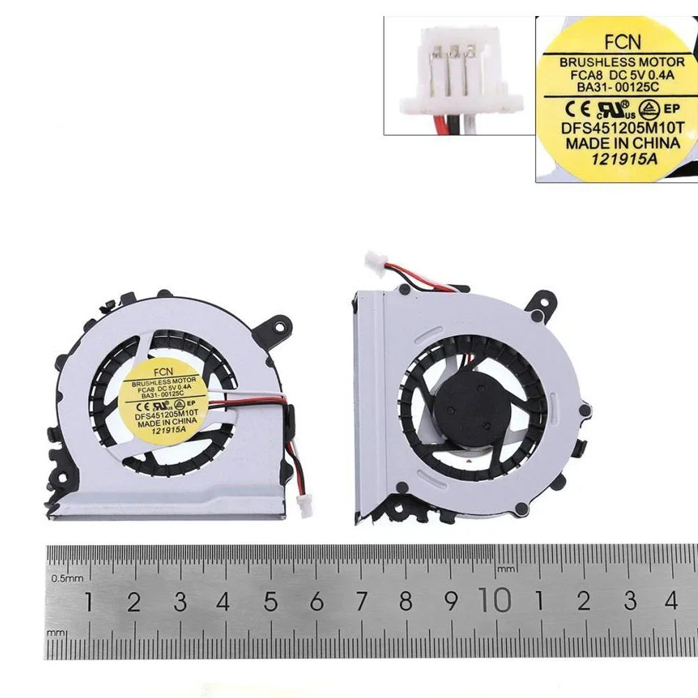 Ventiladores de ordenador para Samsung, BA31-00125C de refrigeración de CPU, para NP530U3C, NP530U3B, NP532U3C, NP535U3C, 530U3C, 530U3B, 532U3C, 535U3 - imagen 5