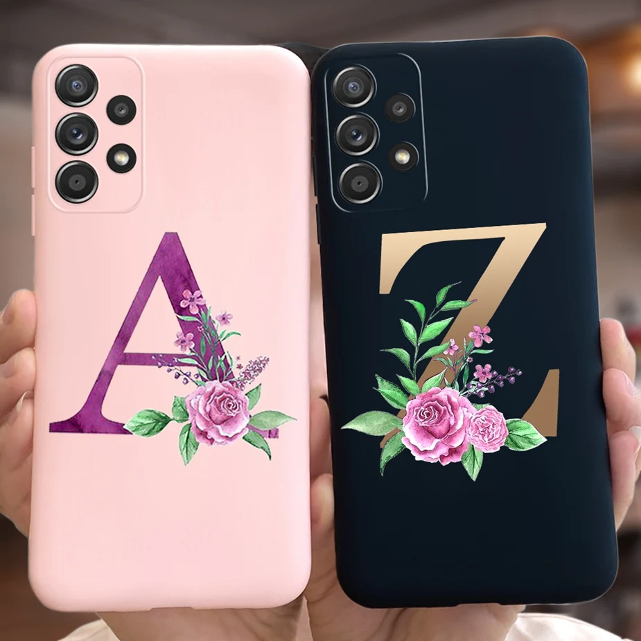Funda Silicona Samsung Galaxy A13 - Diseño Letras Suave