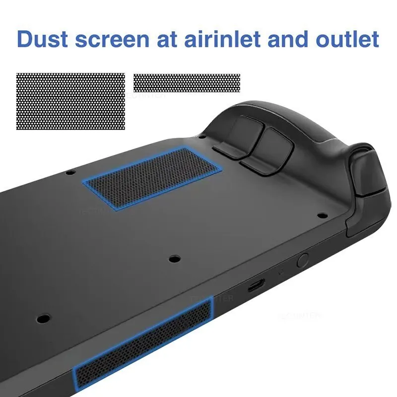 Kit protector de Host de cubierta de vapor, pegatina de botón de Trackpad, tapón antipolvo, tapas de silicona basculantes para accesorios de cubierta de vapor - imagen 2