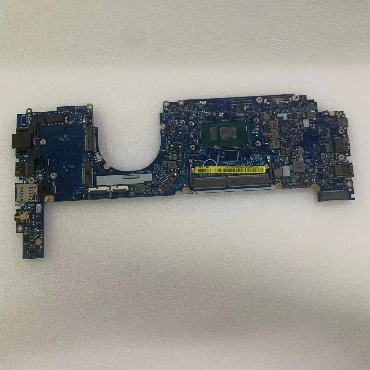 Para la placa base del ordenador portátil Dell 7290 7390 CN-0J8CVM 0J8CVM J8CVM con CPU SR3L8 I7-8650U DAZ20 LA-F312P 100% completamente probado funcionando bien - imagen 2