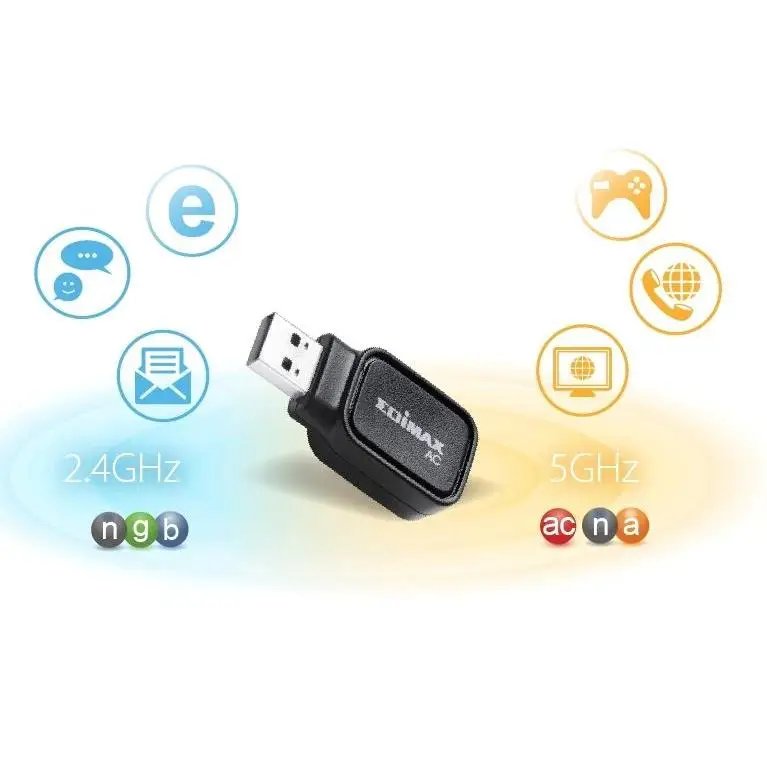 EW-7611UCB AC600 Adaptador de ganancia Linux 2 en 1 Wi-Fi Bluetooth 4.0 de doble banda Raspberry PI - imagen 2