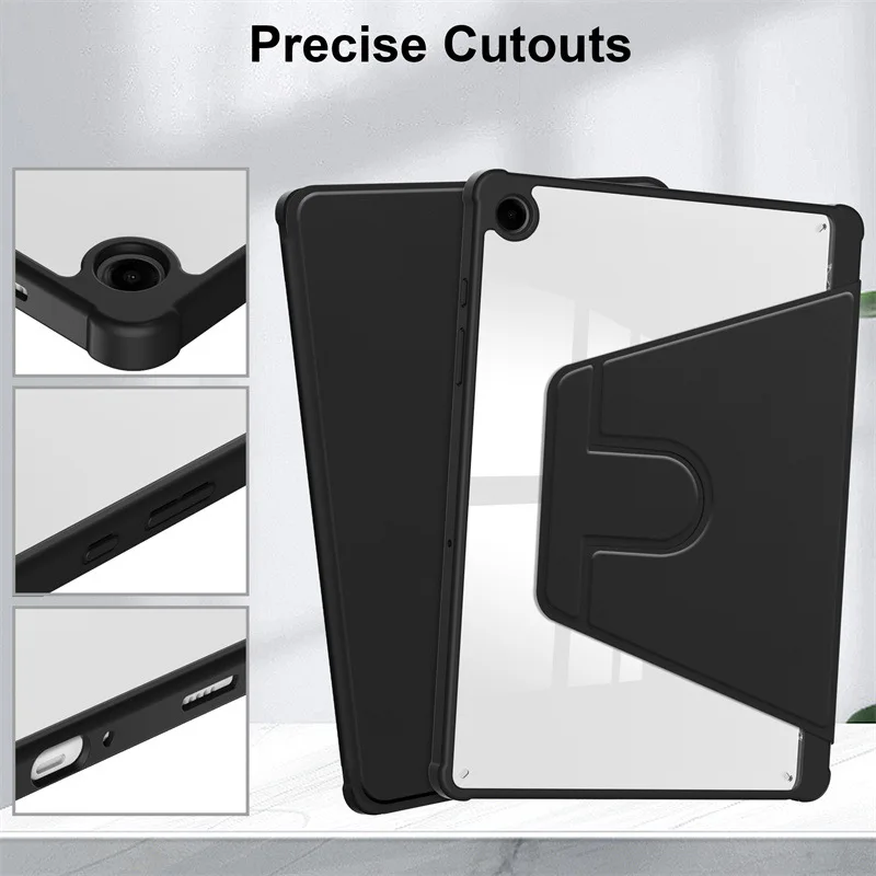 Para Samsung Galaxy Tab A9 + Plus 11 pulgadas SM-X210 giratorio con portalápices funda inteligente para tableta samsung A9 8,7 "fundas para tableta - imagen 4