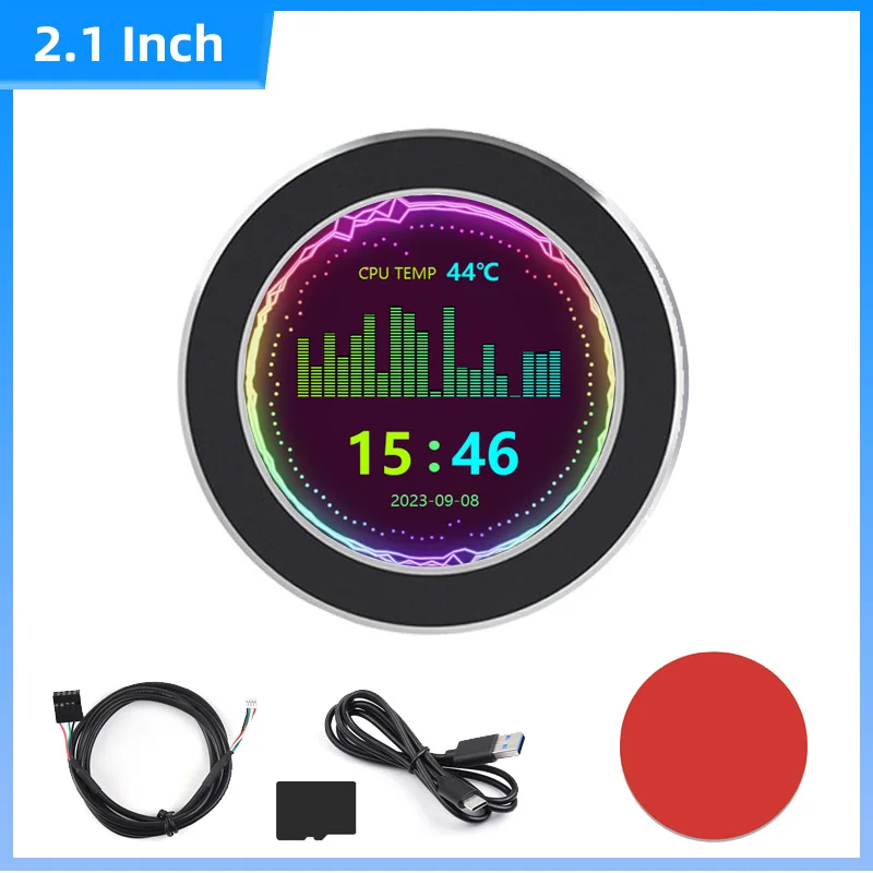 2.1 Inch Black