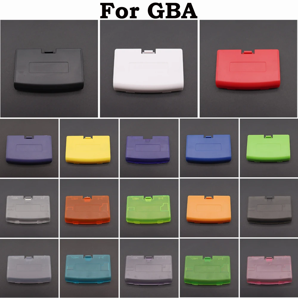 1 Uds. Para cubierta de batería GBA, tapa de puerta de repuesto para puerta trasera GBA, funda para consola Gameboy GBA Advance