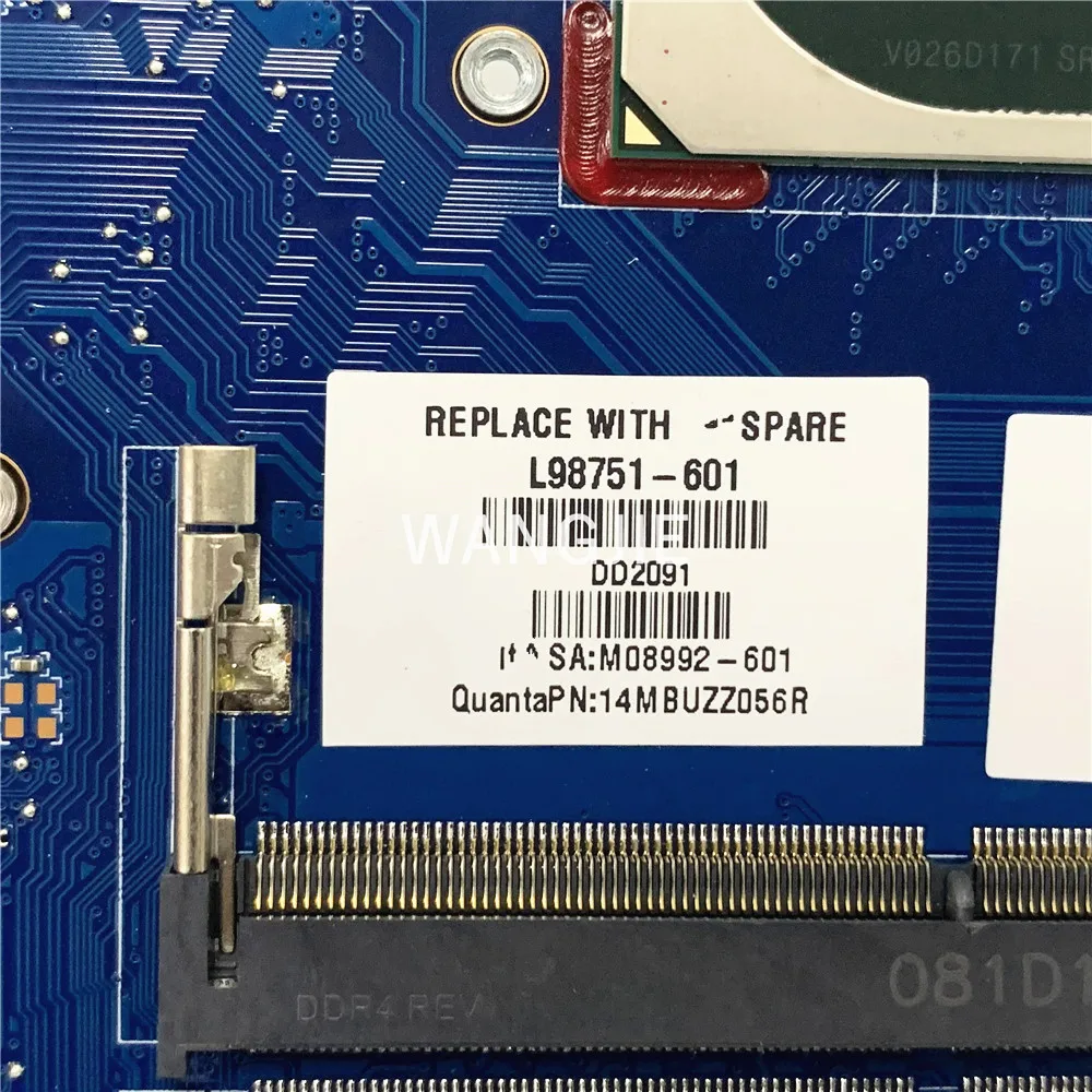 Para HP OMEN 15T-EK000 15-EK placa base para ordenador portátil DAG3EBMB8D0 L98751-601 L98753-601 DSC GTX 1650 4GB GTX 1650TI 4GB I5-10TH I7-10TH - imagen 4