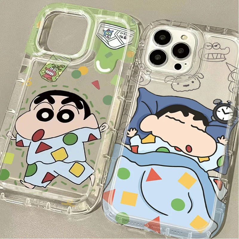 Funda de animación C-Crayon S-ShinChan para Samsung Galaxy A05 A05S A53 A34 A24 A14 A13 A23 A33 A73 A32 A52 A52S A72 funda trasera suave - imagen 2