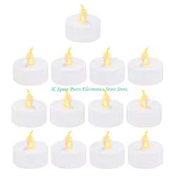 SZ Paquete 13 luces LED con forma vela para proyectos impresión 3D con batería
