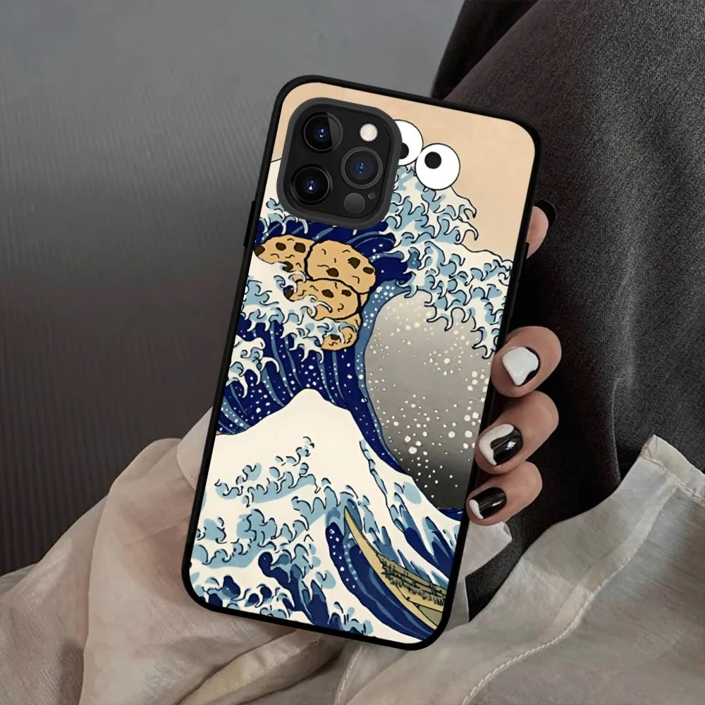 Funda de teléfono divertida de arte Mona Lisa para IPhone 15 14 11 12 13 Mini Pro XS Max, Funda 6 7 8 Plus X XR SE 2020 - imagen 3