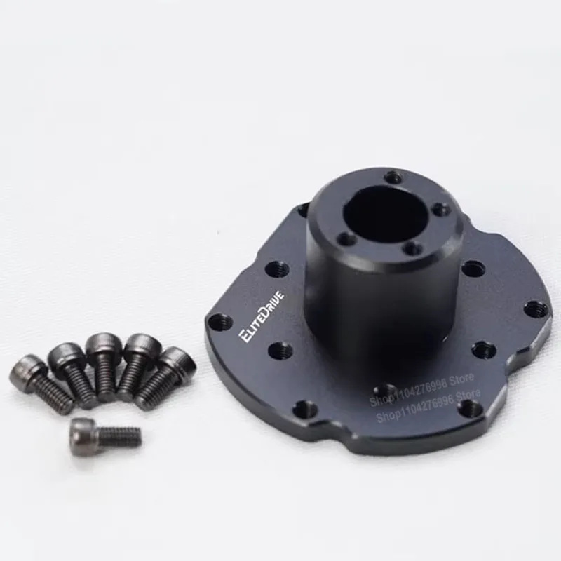 Simulador de carreras CNC aleación de aluminio proceso de anodización anillo adaptador Compatible QR2 para volante Fanatec 918 UHUB V1 - imagen 5