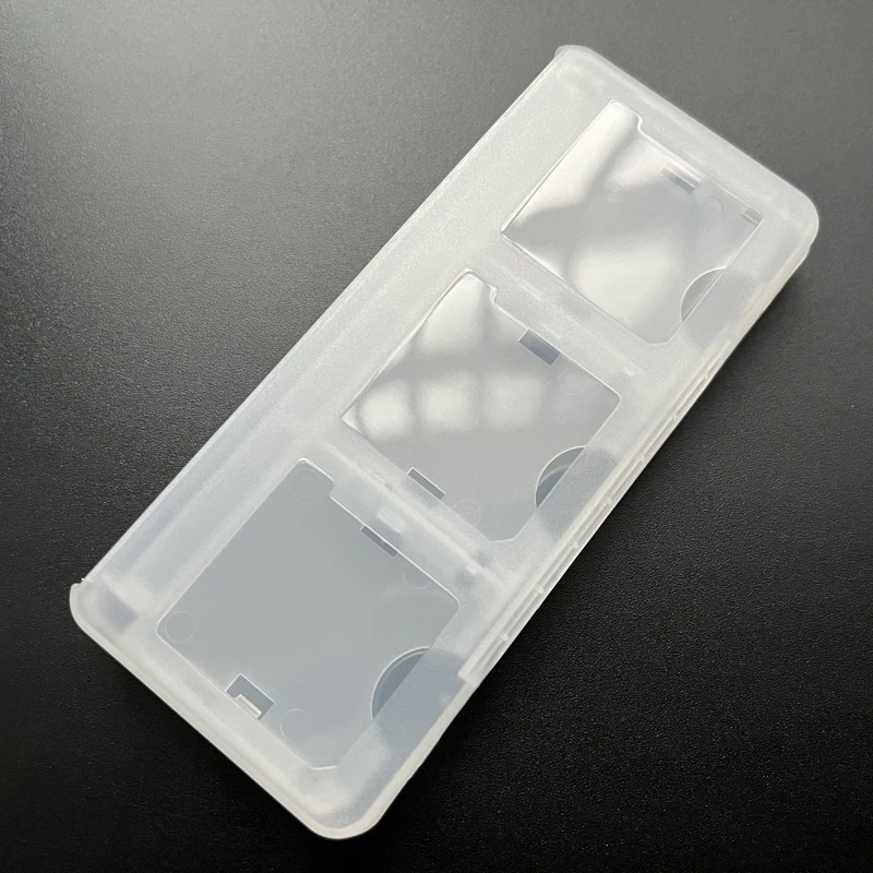 Caja de almacenamiento de tarjetas de juego de plástico duro, protector transparente 6 en 1, soporte para NDS NDSL NDSI nuevo 3DS LL 3DSXL 3DSLL, 2 uds. - imagen 4