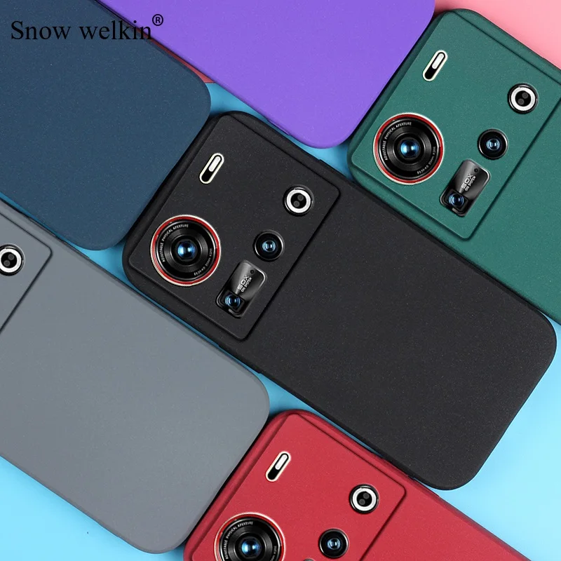 Funda de TPU a prueba de golpes de protección completa de silicona suave mate de arena para ZTE nubia Z70 Ultra funda de teléfono Fundas - imagen 3