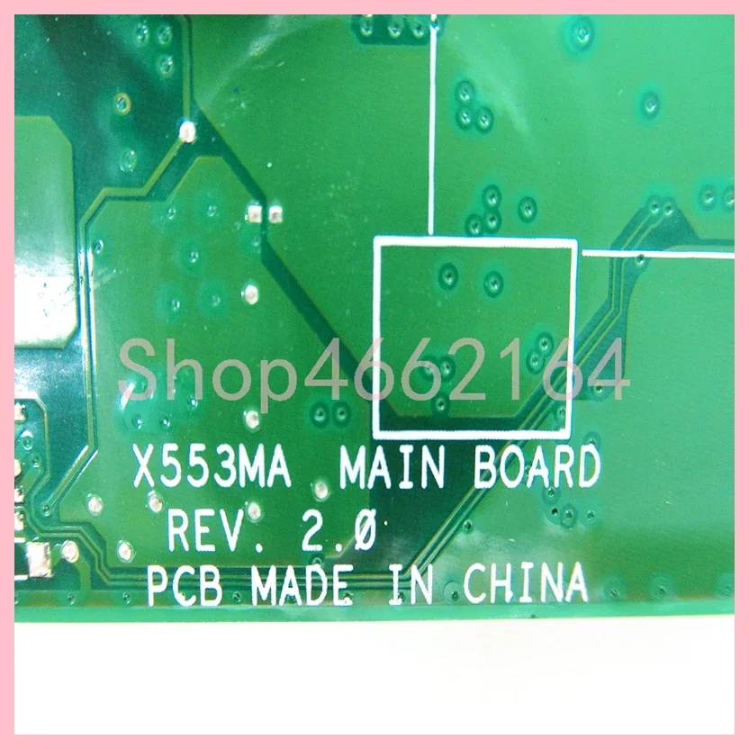 Placa base X553MA con N2940 para ordenador portátil, para ASUS A553M, X503M, F503M, X553MA, X503M, X553M, F553M, F553MA, D553M - imagen 3