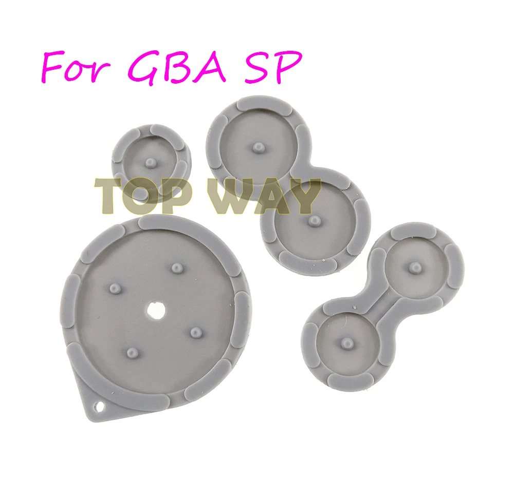 50 juegos de goma adhesiva conductora para teclas de consola GBA SP para Gameboy Advance SP - imagen 2