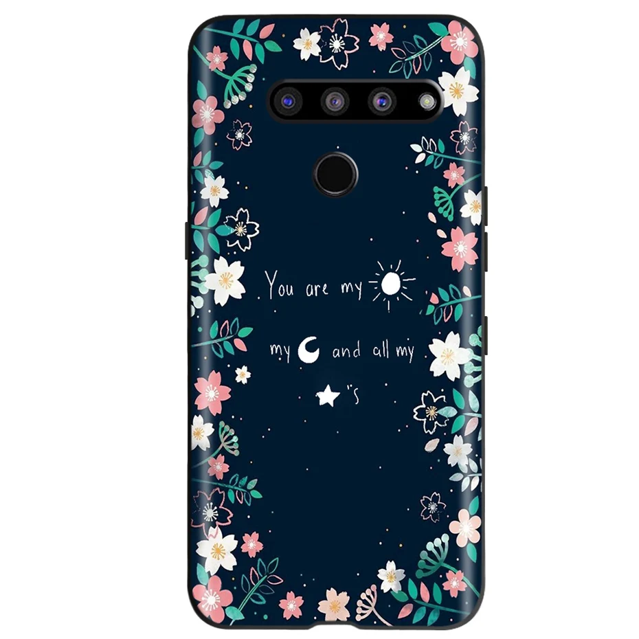 Funda de teléfono de TPU de silicona suave con patrón de moda para LG V50 ThinQ 5G, V50S ThinQ 5G V50 50S V500N V450 V510N - imagen 3