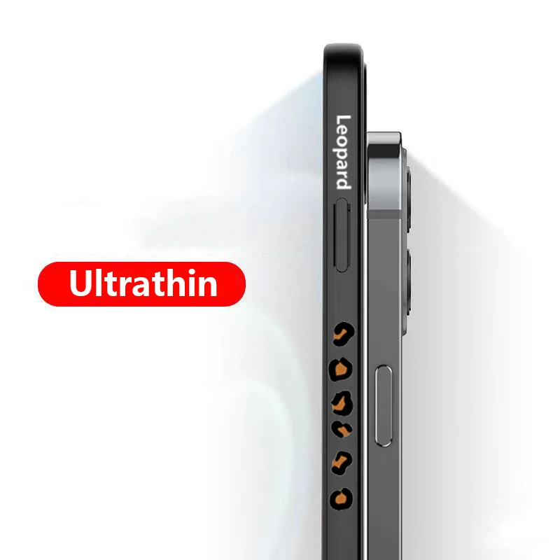 Funda de silicona con estampado de leopardo para iPhone, carcasa trasera suave a prueba de golpes para modelos 14, 13, 12, 11 Pro Max, XS, X, XR, 7, 8, 14 Plus, SE 2020 - imagen 5