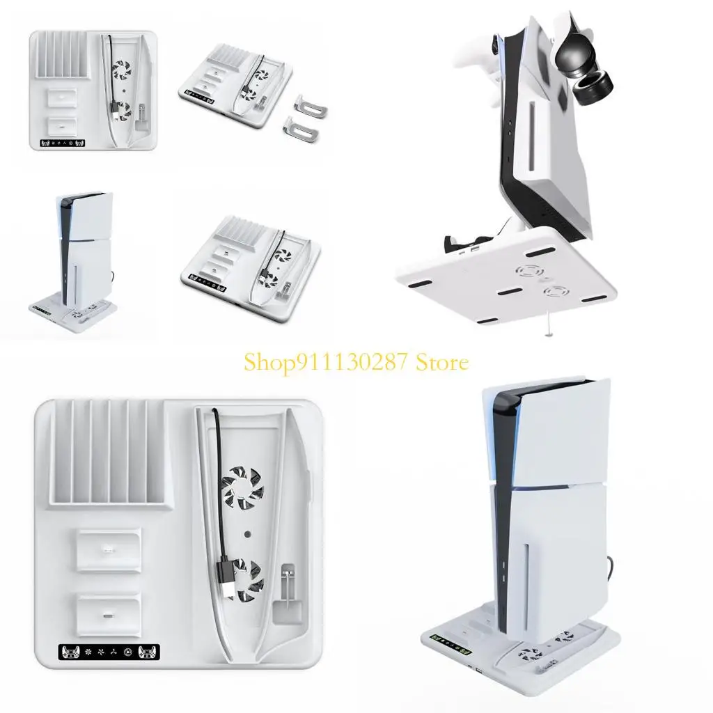 J1HC GamePad Support Support Controlador disco multifuncional Estación enfriamiento host juego juegos para P5