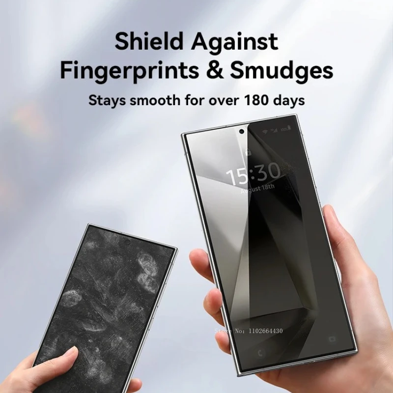 4 piezas para Samsung Galaxy S25 S24 Ultra Protector de pantalla de vidrio antiespía para Samsung Galaxy S24 S25 Ultra privacidad vidrio templado - imagen 3