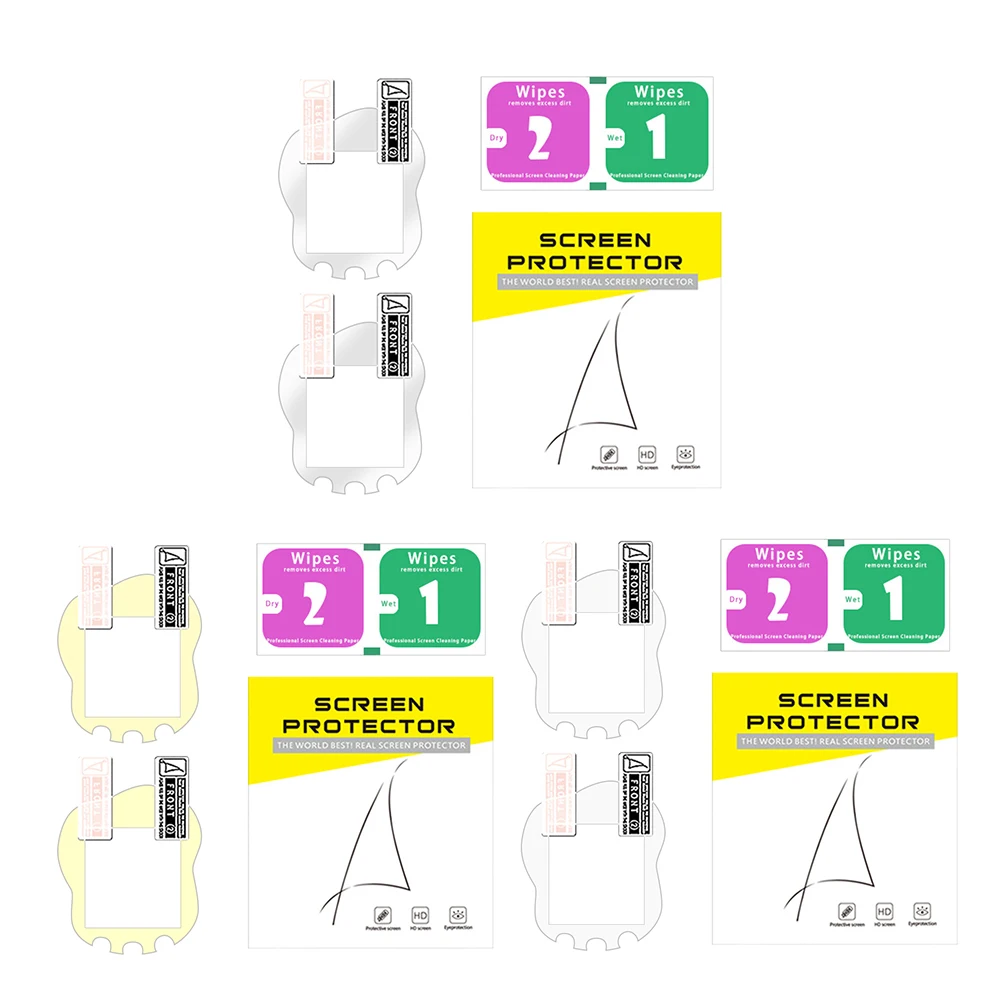 Protector de pantalla para consola de juegos, película antihuellas dactilares HD para Tamagotchi Uni Band, accesorios para mascotas, 2 piezas