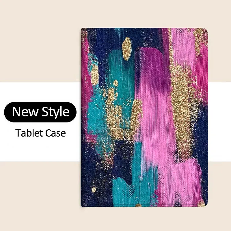 Color artístico de formas geométricas para Samsung Galaxy Tab A A7 A8 A9 A11 S6 S11 10,1 10,4 10,5 pulgadas Lite Plus funda para tableta - imagen 5