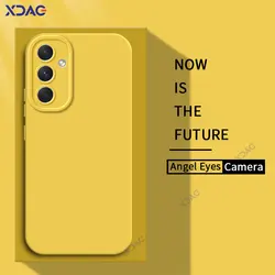 Samsung Galaxy A55 5G – Funda de Silicona Líquida Ojos de Ángel