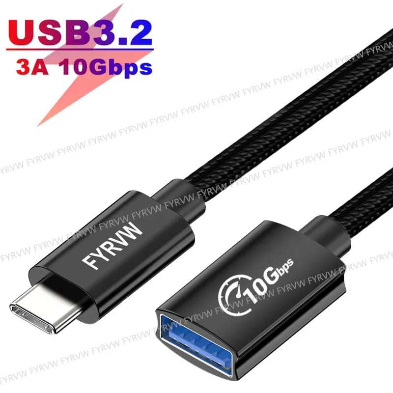 Adaptador USB-C OTG 10Gbps USB 3.1 Gen2 para MacBook Pro
