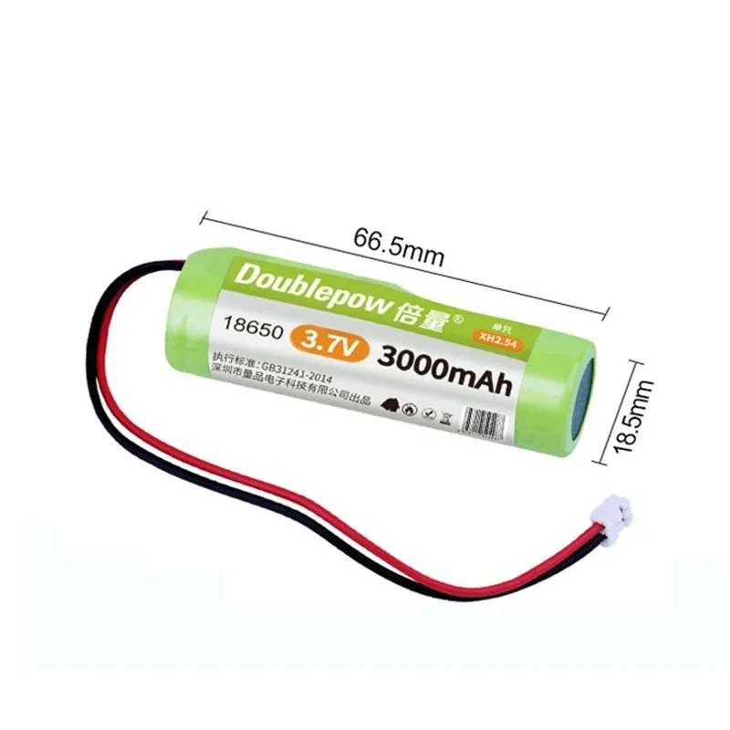 Paquete de batería de litio recargable para Altavoz Bluetooth, 18650, 3,7 V, 3000mah, bricolaje de emergencia con enchufe PCB XH2.54 SM, 4,2 - imagen 3