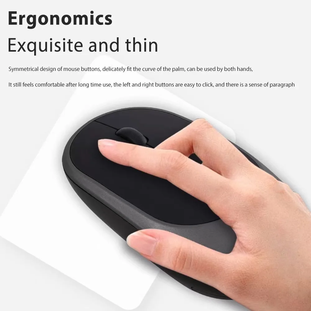 Ratón inalámbrico Bluetooth para ordenador portátil 2,4G empalme Color modo dual para iPad teléfono tableta portátil - imagen 4