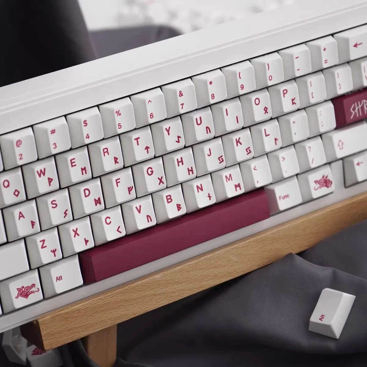 GMK nuevo 142 teclas PBT tinte subcama teclas japonesas perfil de cereza con 2.25U 2.75U 3U 7U barra espaciadora ISO Enter - imagen 4