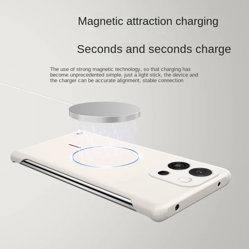 Para OnePlus 13T funda dura de PC con carga inalámbrica magnética funda protectora trasera delgada para OnePlus 13 13R 13T 12R carcasa de teléfono - imagen 4