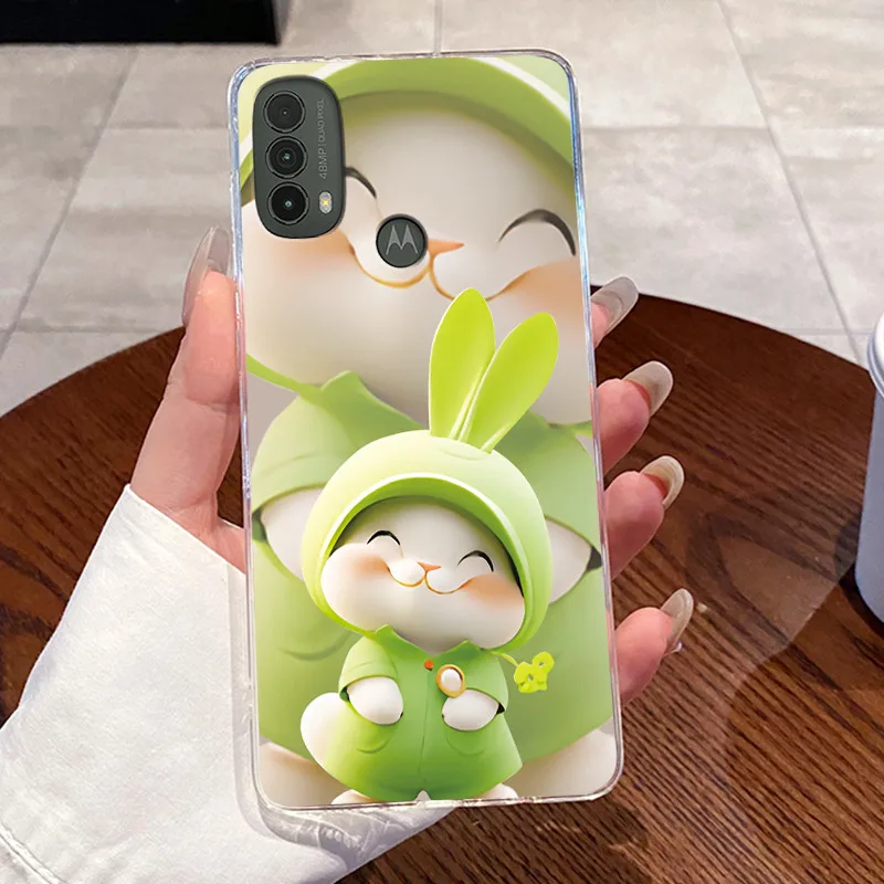 Para Motorola Moto E30 E40 E20 funda de lujo dragón lindo fresco niños niñas suave cubierta de parachoques Moto E30 E40 E20 funda de teléfono transparente - imagen 3